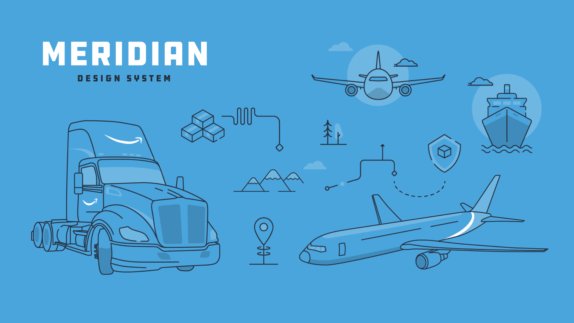 Meridian is a unified design and development system for crafting experiences for drivers, shippers, operators, associates, carriers, and shoppers.